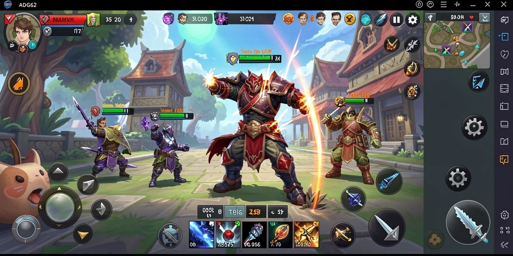 Tampilan menarik gameplay ADG62 di dunia SLG.