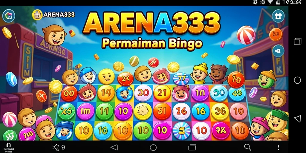 Tampilan gameplay seru ARENA333 dengan suasana Bingo yang menyenangkan.