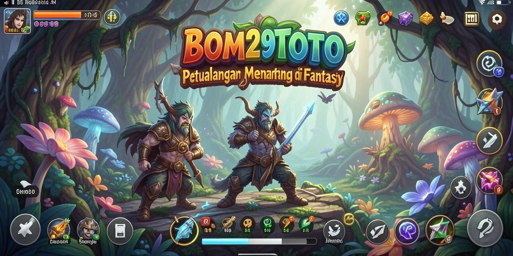 Screenshot dari gameplay <strong>BOM29TOTO</strong> yang menampilkan aksi petualangan yang seru.