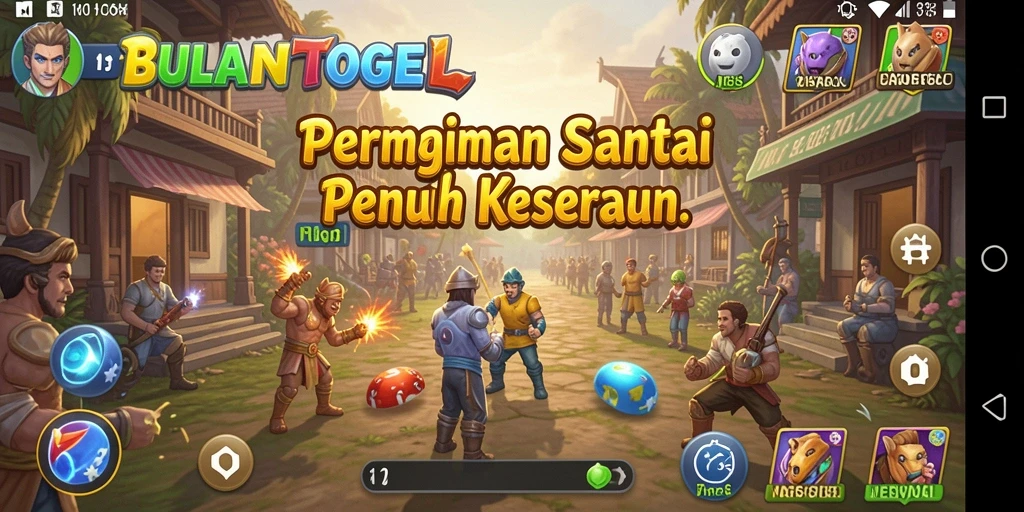 Screenshot gameplay BULANTOGEL menampilkan keseruan yang menghibur.