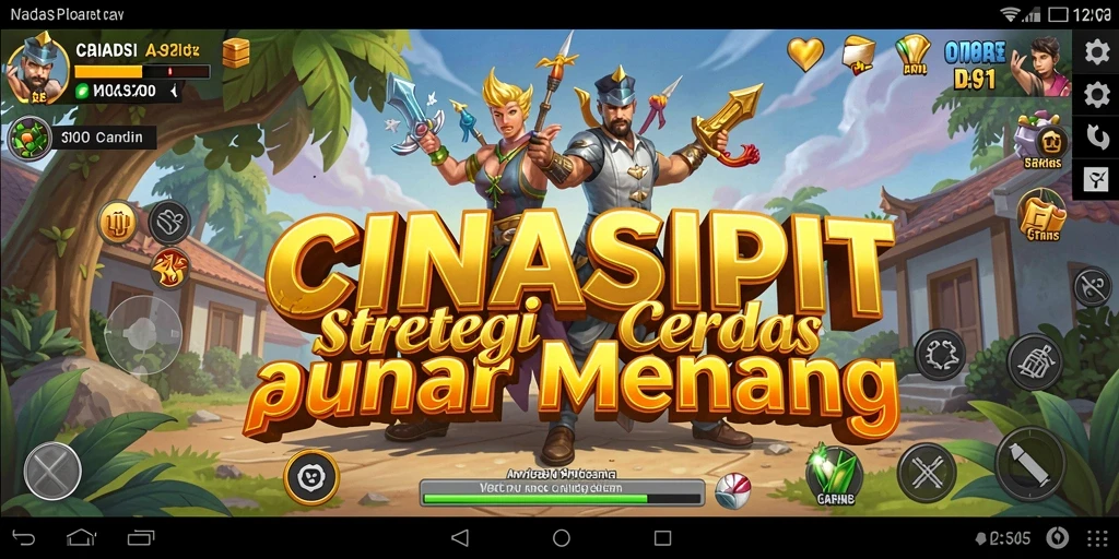 Tampilan gameplay CINASIPIT yang menegangkan dan strategis.
