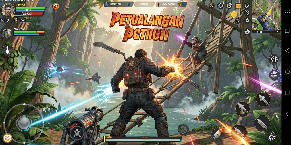 Tampilan gameplay FB168 yang penuh aksi dan menegangkan.