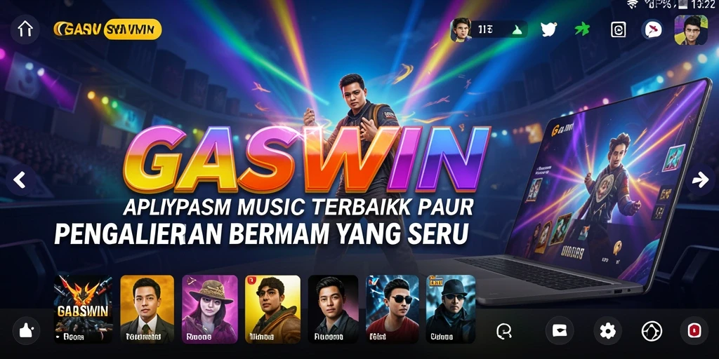 Tampilan gameplay GASWIN yang menyenangkan dan interaktif.