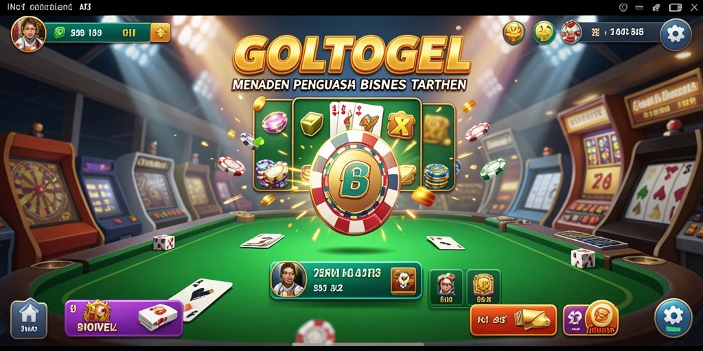 Screenshot GOLTOGEL menampilkan pengelolaan bisnis taruhan yang menarik.