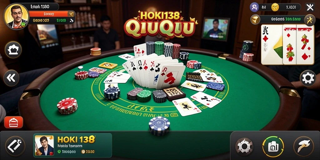 Tampilan gameplay QiuQiu yang menarik dan seru.