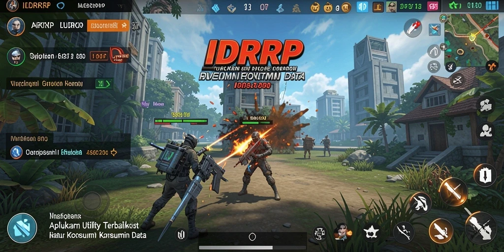 Tampilan antarmuka aplikasi IDRRP yang sederhana dan informatif.