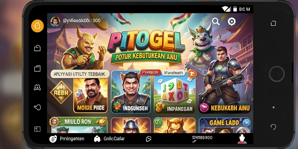 Tampilan screenshot utama PTTOGEL yang menunjukkan fitur pengingat dan manajemen keuangan.