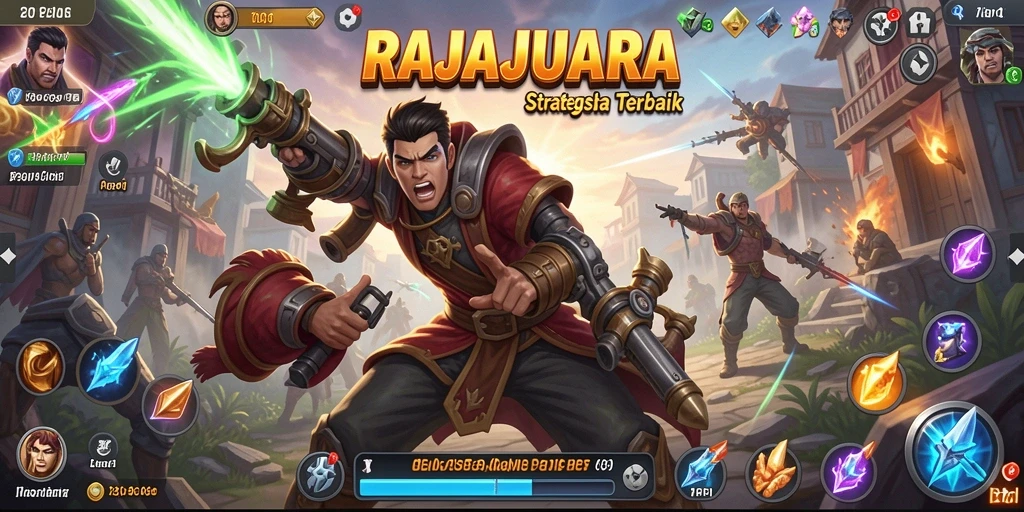 Tampilan gameplay RAJAJUARA yang menarik dan penuh strategi.