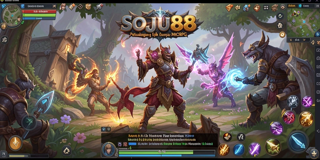 Tampilan gameplay menakjubkan dari SOJU88 yang penuh aksi.