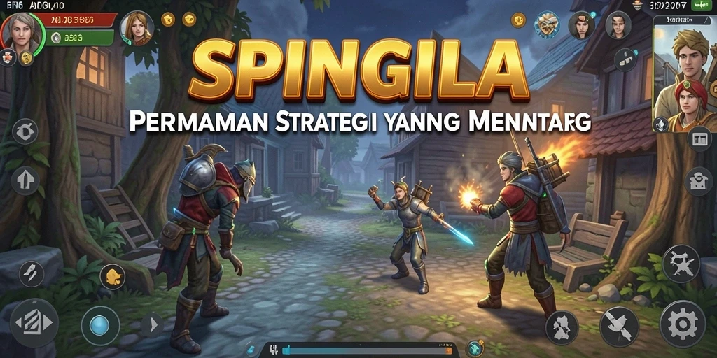 Gameplay SPINGILA yang menegangkan dan strategis.