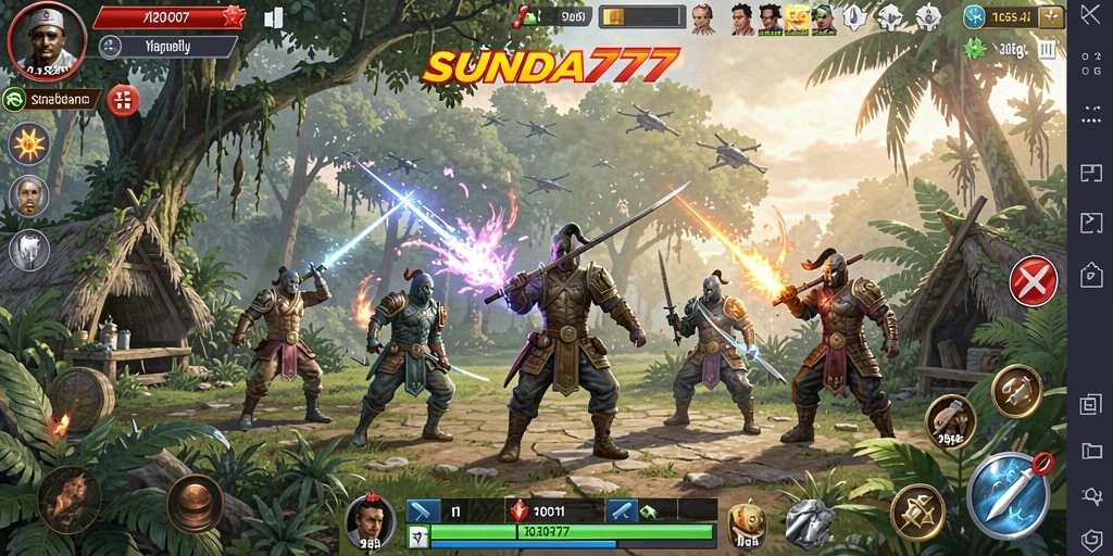 Tampilan gameplay <strong>SUNDA777</strong> yang penuh strategi dan taktik menyenangkan.