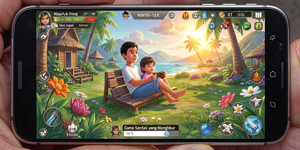 Screenshot menunjukkan gameplay yang seru dan santai dari WIN199.