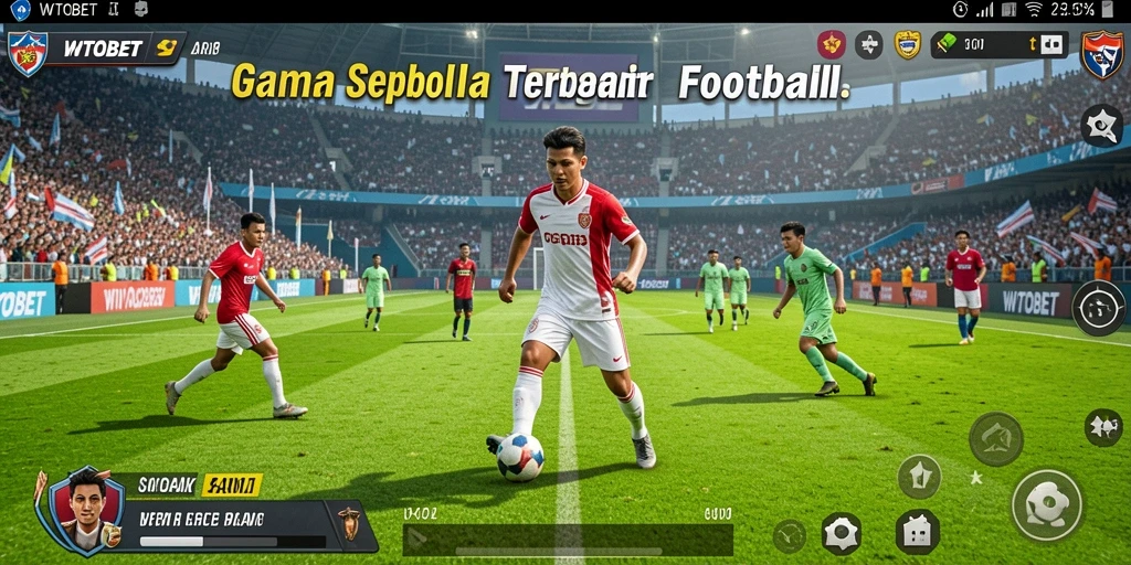 Screenshot dari gameplay WTOBET yang menampilkan aksi seru di lapangan.